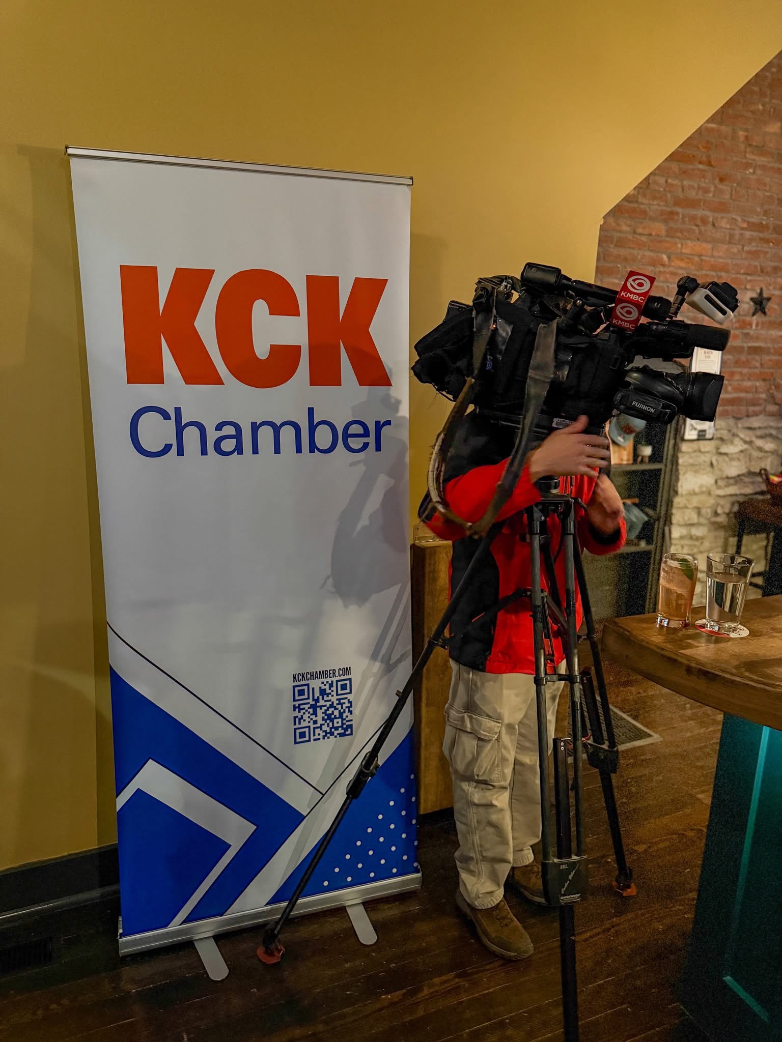 Kincaid PR at a Kansas City Kansas Chamber of Commerce press event